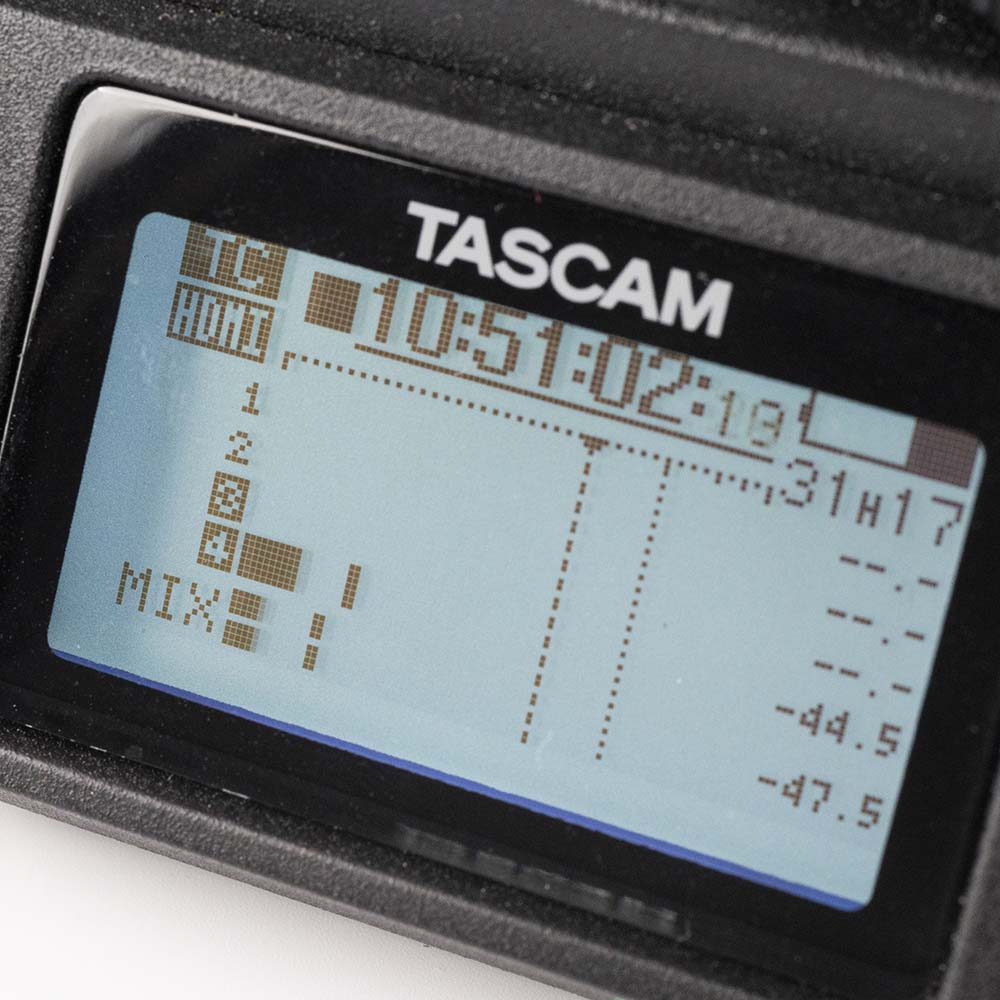 DR-701DとFX30のタイムコード同期 〜DR-701Dのタイムコード | おうま画像制作